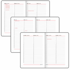 Ежедневник недатированный B6 (127&times;186 мм), BRAUBERG VISTA, под кожу, гибкий, срез фольга, 136 л., &laquo;Spring meadow&raquo;, 112111