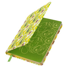 Ежедневник недатированный B6 (127&times;186 мм), BRAUBERG VISTA, под кожу, твердый, 136 л., &laquo;Avocado&raquo;, 112112