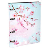 Тетрадь на кольцах А5 (180х220 мм), 80 листов, под кожу, клетка, BRAUBERG VISTA, Inspiration, 112124