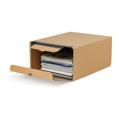 Короб архивный на липучке 380&times;285&times;170 мм, гофрокартон, до 1700 л., STAFF, 112161