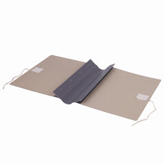 Папка архивная для переплета &laquo;Форма 21&raquo; 80 мм, с гребешками, 4 отверстия, завязки, STAFF, 112172