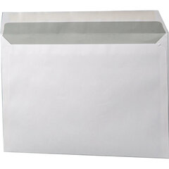 Конверты С4 (229х324 мм), клей, 90 г/м2, КОМПЛЕКТ 250 шт., внутренняя запечатка, 71205
