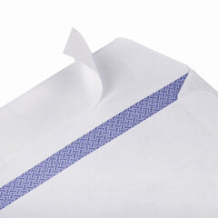 Конверты С5 (162&times;229 мм), отрывная лента, Куда-Кому, внутренняя запечатка, 80 г/<wbr/>м<sup>2</sup>, КОМПЛЕКТ 100 шт., BRAUBERG, 112188