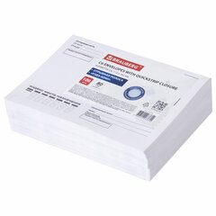 Конверты С6 (114&times;162 мм), отрывная лента, Куда-Кому, внутренняя запечатка, 80 г/<wbr/>м<sup>2</sup>, КОМПЛЕКТ 100 шт., BRAUBERG, 112191