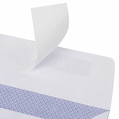 Конверты Е65 (110&times;220 мм), отрывная лента, внутренняя запечатка, КОМПЛЕКТ 100 шт., BRAUBERG, 112193