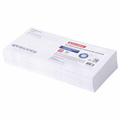 Конверты Е65 (110&times;220 мм), отрывная лента, Куда-Кому, внутренняя запечатка, КОМПЛЕКТ 100 шт., BRAUBERG, 112195