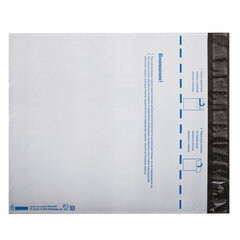 Конверт-пакеты ПОЛИЭТИЛЕН C3 (320&times;355 мм) до 500 л., отрывная лента, &laquo;Куда-Кому&raquo;, КОМПЛЕКТ 50 шт., BRAUBERG, 112206