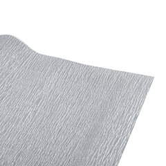 Бумага гофрированная/<wbr/>креповая, 110 г/<wbr/>м<sup>2</sup>, 50&times;250 см, СЕРЕБРЯНАЯ, ОСТРОВ СОКРОВИЩ, 112552