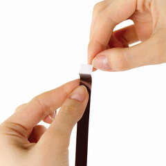 Закладки-ляссе фактурные для книг А4 (длина 38 см) &laquo;ШОКОЛАД&raquo;, клейкий край, 3 ленты, ПИФАГОР, 112966