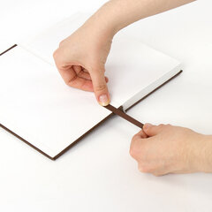 Закладки-ляссе фактурные для книг А4 (длина 38 см) &laquo;ШОКОЛАД&raquo;, клейкий край, 3 ленты, ПИФАГОР, 112966