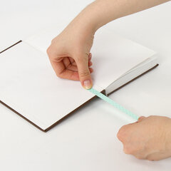 Закладки-ляссе фактурные для книг А5 (длина 28 см) &laquo;ФАНТАЗИЯ&raquo;, клейкий край, 3 ленты, ПИФАГОР, 112971