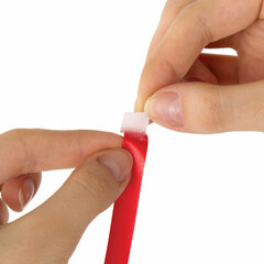 Закладки-ляссе фактурные для книг А5 (длина 28 см) &laquo;LOVE&raquo;, клейкий край, 3 ленты, ПИФАГОР, 112973