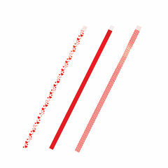 Закладки-ляссе фактурные для книг А5 (длина 28 см) &laquo;LOVE&raquo;, клейкий край, 3 ленты, ПИФАГОР, 112973