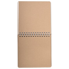 Скетчбук, белая бумага 120 г/<wbr/>м<sup>2</sup> + крафт 80 г/<wbr/>м<sup>2</sup> 195&times;195 мм, 60 + 20 л., гребень, BRAUBERG ART DEBUT, 112983