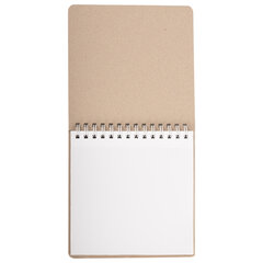 Скетчбук, белая бумага 120 г/<wbr/>м<sup>2</sup> + крафт 80 г/<wbr/>м<sup>2</sup> 195&times;195 мм, 60 + 20 л., гребень, BRAUBERG ART DEBUT, 112983