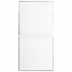 Скетчбук белая бумага 100 г/<wbr/>м<sup>2</sup> 195&times;195 мм, 80 л., гребень, твердая обложка, BRAUBERG ART DEBUT, 112986