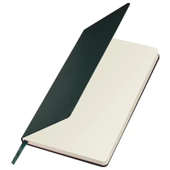 Блокнот А5 (130&times;210 мм), BRAUBERG ULTRA, балакрон, 80 г/<wbr/>м<sup>2</sup>, 96 л., линия, темно-зеленый, 113047
