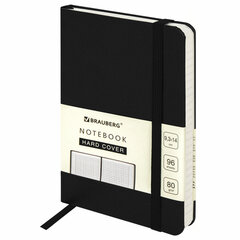 Изображение товара Блокнот МАЛЫЙ ФОРМАТ А6 BRAUBERG ULTRA твердая обложка 96 листов черный