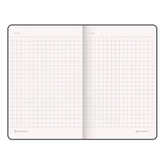 Блокнот МАЛЫЙ ФОРМАТ (93&times;140 мм) А6, BRAUBERG ULTRA, балакрон, 80 г/<wbr/>м<sup>2</sup>, 96 л., клетка, черный, 113052
