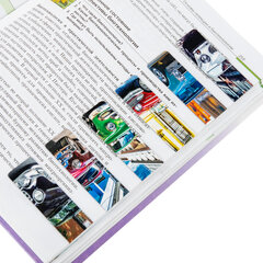 Закладки для книг МАГНИТНЫЕ, &laquo;RETRO CARS&raquo;, набор 6 шт., 60&times;20 мм, BRAUBERG, 113158