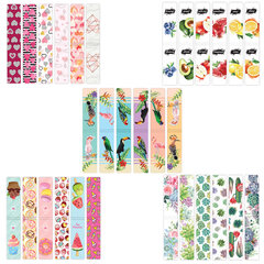 Закладки для книг МАГНИТНЫЕ, &laquo;MIX&raquo;, набор 30 шт., 60&times;20 мм, BRAUBERG, 113175