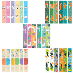 Закладки для книг МАГНИТНЫЕ, &laquo;ANIMALS&raquo;, набор 30 шт., 60&times;20 мм, BRAUBERG, 113176