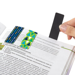 Закладки для книг МАГНИТНЫЕ, &laquo;GEOMETRY&raquo;, набор 30 шт., 60&times;20 мм, BRAUBERG, 113177
