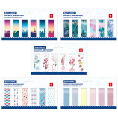 Закладки для книг МАГНИТНЫЕ, &laquo;MIX 3&raquo;, набор 30 шт., 60&times;20 мм, BRAUBERG, 113179