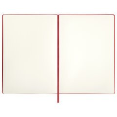 Скетчбук, слоновая кость 140 г/<wbr/>м<sup>2</sup> 210&times;297 мм, 80 л., КОЖЗАМ, резинка, BRAUBERG ART CLASSIC, красный, 113199