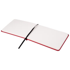 Скетчбук для акварели, 200 г/<wbr/>м<sup>2</sup>, 148&times;210 мм, среднее зерно, 40 л., КОЖЗАМ, резинка, BRAUBERG ART PREMIERE, 113265