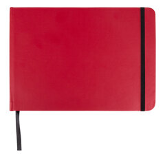 Скетчбук для акварели, 200 г/<wbr/>м<sup>2</sup>, 148&times;210 мм, среднее зерно, 40 л., КОЖЗАМ, резинка, BRAUBERG ART PREMIERE, 113265