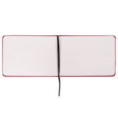 Скетчбук для акварели, 200 г/<wbr/>м<sup>2</sup>, 148&times;210 мм, среднее зерно, 40 л., КОЖЗАМ, резинка, BRAUBERG ART PREMIERE, 113265