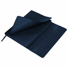 Ежедневник с магнитным клапаном недатированный, под кожу, А5, темно-синий, BRAUBERG &laquo;Magnetic X&raquo;, 113279