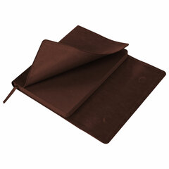 Ежедневник с магнитным клапаном недатированный, под кожу, А5, коричневый, BRAUBERG &laquo;Magnetic X&raquo;, 113280