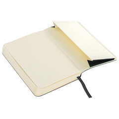 Ежедневник недатированный МАЛЫЙ 100&times;150 мм А6 BRAUBERG &laquo;Metropolis Ultra&raquo;, под кожу, 160 л., черный, 113300