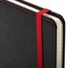 Блокнот БОЛЬШОЙ ФОРМАТ (180&times;250 мм) B5, BRAUBERG &laquo;Office&raquo;, под кожу 80 л., клетка, черный, 113309