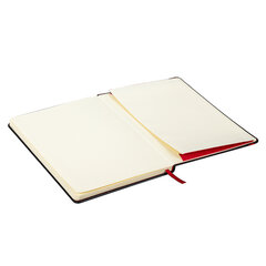 Блокнот БОЛЬШОЙ ФОРМАТ (180&times;250 мм) B5, BRAUBERG &laquo;Office&raquo;, под кожу 80 л., клетка, черный, 113309