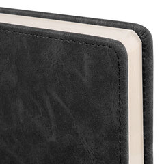 Ежедневник недатированный А5 138&times;213 мм BRAUBERG &laquo;Status&raquo; под кожу, 160 л., черный, 113361