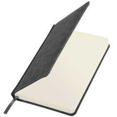 Ежедневник недатированный А5 138&times;213 мм BRAUBERG &laquo;Status&raquo; под кожу, 160 л., черный, 113361