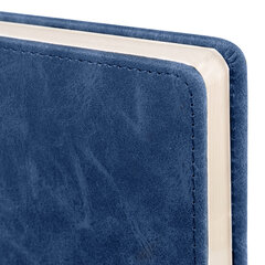 Ежедневник недатированный А5 138&times;213 мм BRAUBERG &laquo;Status&raquo;, под кожу, 160 л., темно-синий, 113362