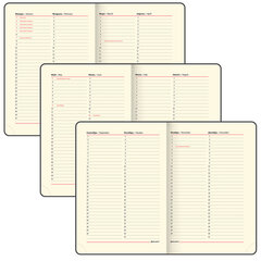 Ежедневник недатированный А5 138&times;213 мм BRAUBERG &laquo;Status&raquo;, под кожу, 160 л., темно-синий, 113362