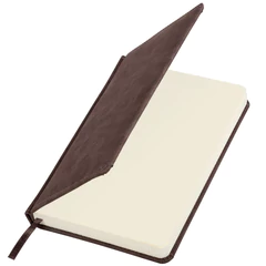 Ежедневник недатированный А5 138&times;213 мм BRAUBERG &laquo;Status&raquo;, под кожу, 160 л., коричневый, 113363