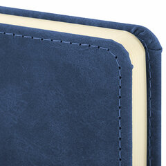 Ежедневник недатированный МАЛЫЙ 100&times;150 мм А6 BRAUBERG &laquo;Status&raquo;, под кожу, 160 л., синий, 113368