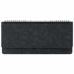 Планинг настольный недатированный (305&times;140 мм) BRAUBERG &laquo;Status&raquo;, под кожу, 60 л., черный, 113372