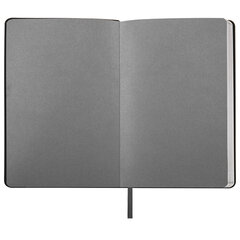 Ежедневник недатированный А5 138&times;213 мм BRAUBERG &laquo;Metallic&raquo;, под кожу, 136 л., гибкий, серебряный, 113377