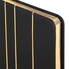 Блокнот А5 (135&times;205 мм), BRAUBERG &laquo;TOUCH&raquo;, под кожу, 80 л., линия, черный, 113409