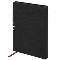 Изображение товара Бизнес-блокнот BRAUBERG NEBRASKA А5 80 л интегральная кожа черный