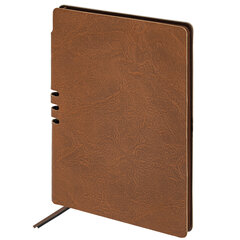 Изображение товара Блокнот А5 BRAUBERG NEBRASKA под кожу 80 л коричневый