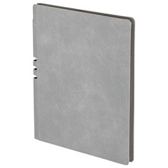 Изображение товара Тетрадь А5 BRAUBERG NEBRASKA 96 л. кожа  серый