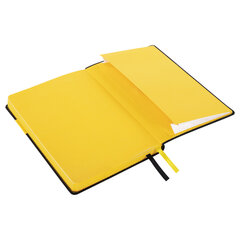 Ежедневник недатированный А5 (138&times;213 мм), BRAUBERG &laquo;AIM&raquo;, под кожу, 136 л., черный, 113421